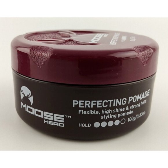 2 x Moose Head Perfecting Pomade Gel 100g BRAND NEW - Picture 2 of 5